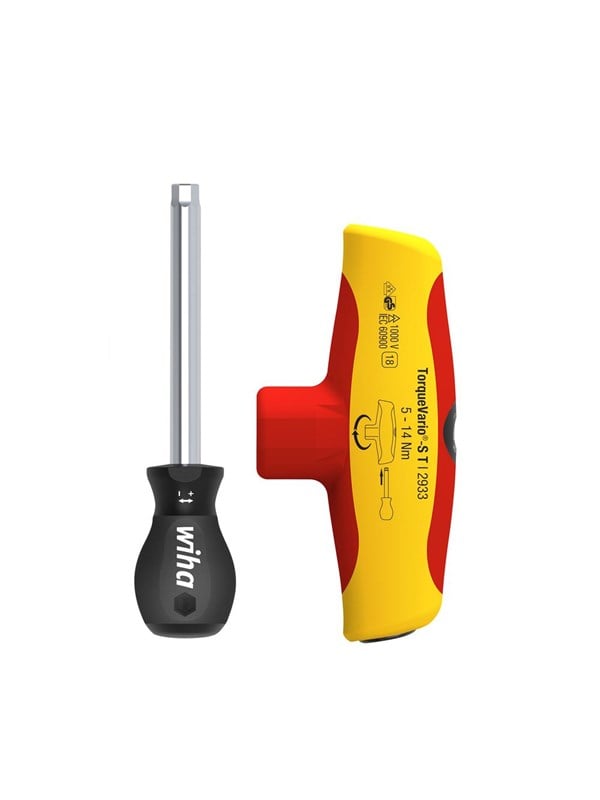 Wiha momentskruetrækker med tværgreb torquevario®-s t vde 1000v variabel 5