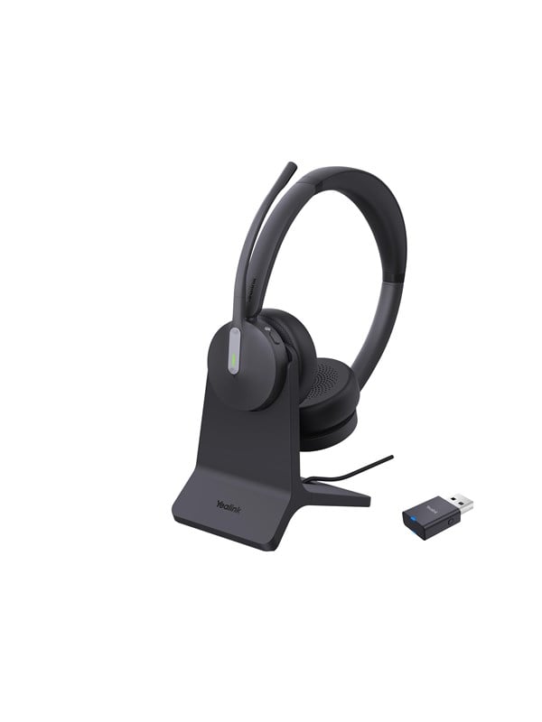 Yealink WH64 Hybrid Dual with Charging Stand Teams Hovedtelefonerheadset2
