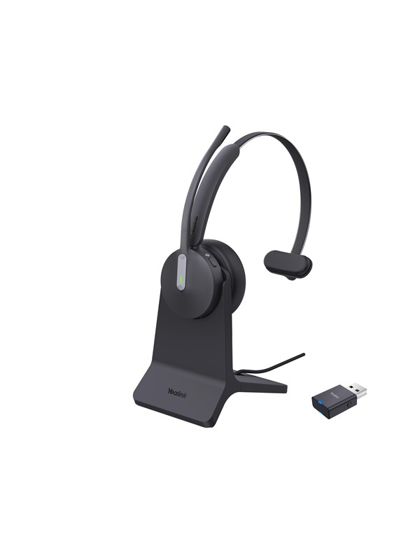 Yealink WH64 Hybrid Mono with Charging Stand Teams Hovedtelefonerheadset2