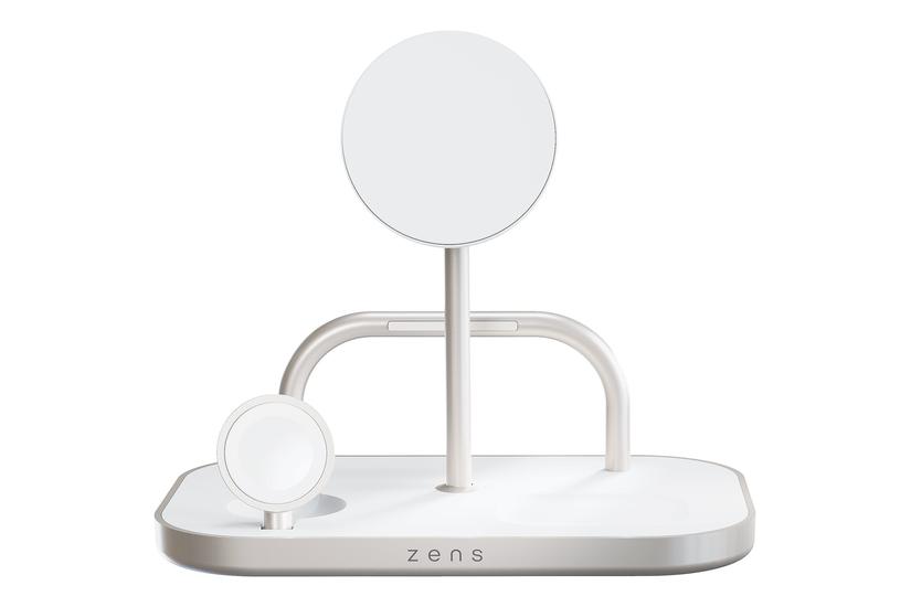 ZENS 4-in-1 Magnetic + Watch Wireless Charger trådløs opladningsstander - + AC-strømadapter - 65 Watt IT og elektronik > Telefoni/GPS > Mobiltilbehør > Batterier og oplader til mobiltelefoner