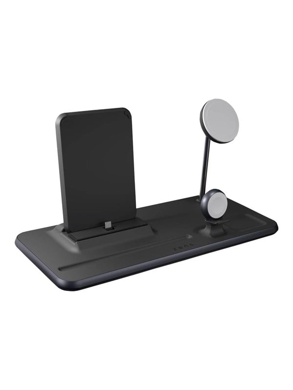 ZENS 4-in-1 iPad + MagSafe Wireless Charger Tablet Adaptere Opladere