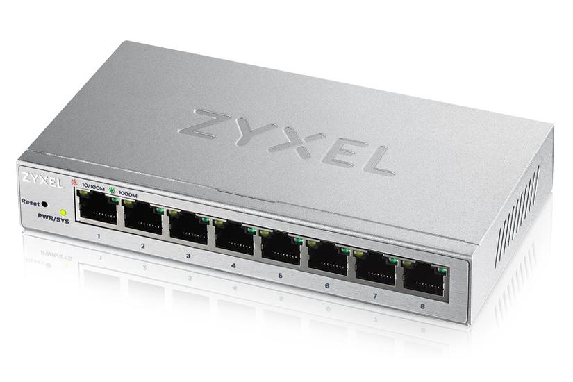 Zyxel GS1200-8 - switch - 8 porte - Administreret IT og elektronik > Netværk > Hubs og switches