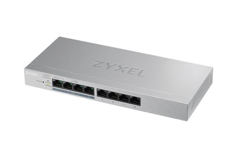 Zyxel GS1200-8HP v2 - switch - 8 porte - Administreret IT og elektronik > Netværk > Hubs og switches