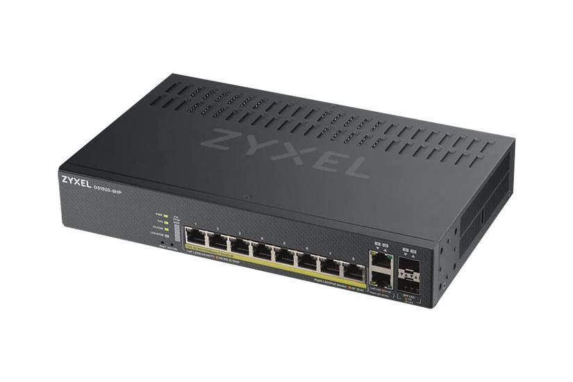 Zyxel GS1920-8HPv2 - switch - 8 porte - smart IT og elektronik > Netværk > Hubs og switches