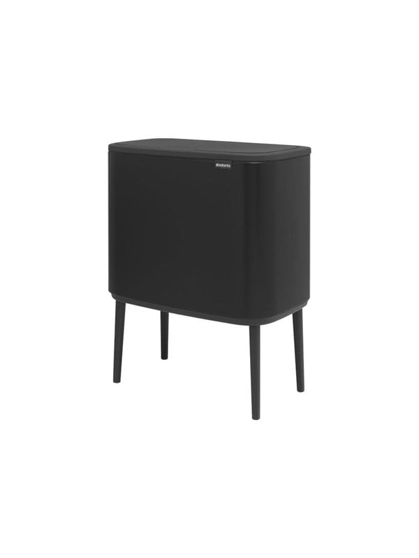brabantia Bo Touch Bin - rubbish bin - 33 L - matte black Rengoering