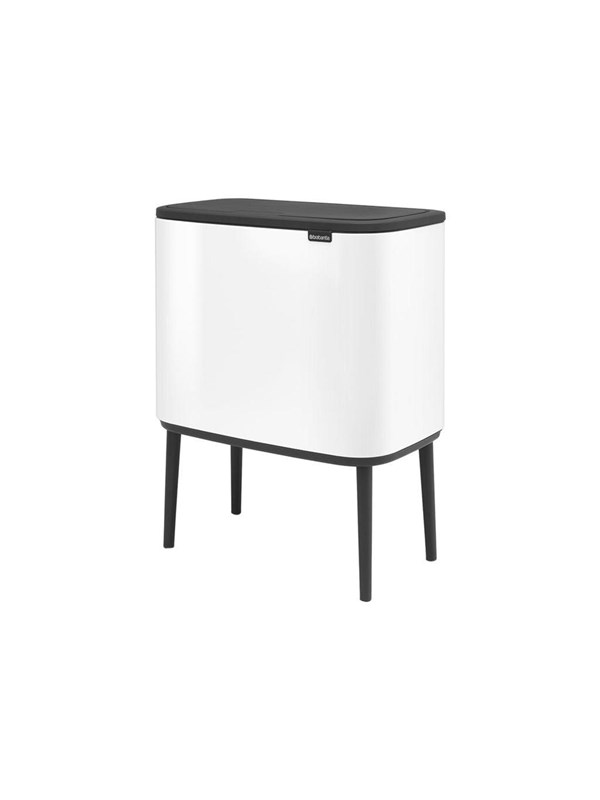 brabantia Bo Touch Bin - rubbish bin - 33 L - white Rengoering