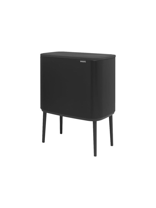 brabantia Bo Touch Bin - rubbish bin - 34 L - matte black Rengoering