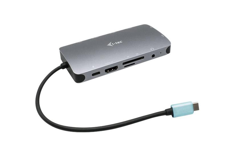 i-Tec USB-C Metal Nano Dock HDMI/VGA with LAN + Power Delivery 100 W - dockingstation - USB-C / Thunderbolt 3 - VGA