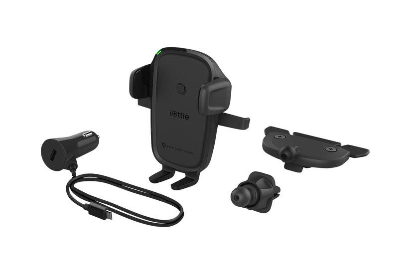 iOttie Easy One Touch 2 trådløs opladerholder til bil + bilstrømsadapter - 10 Watt IT og elektronik > Telefoni/GPS > Mobiltilbehør > Batterier og oplader til mobiltelefoner