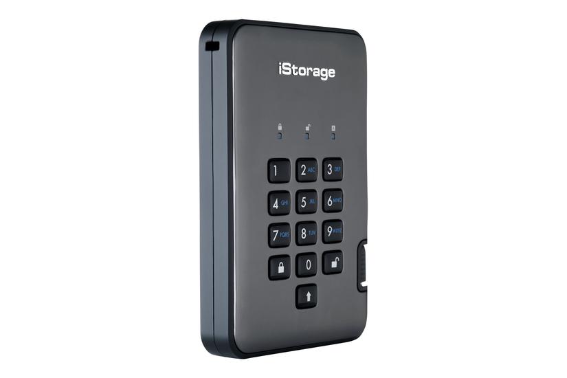 iStorage diskAshur PRO² - 2 TB - Ekstern HDD - USB 3.1 Gen 1 - 9 pin USB Type A IT og elektronik > Hardware > Harddiske og SSD'er > Eksterne Harddiske