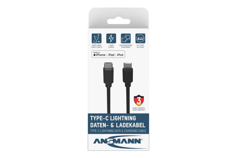 Ansmann 1700-0106 kabel til mobiltelefon Sort 0