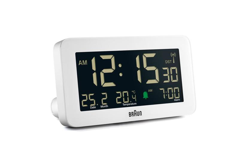 Braun BC10 Digital alarmur Hvid Hus og have > Hjemmet > Boligindretning > Ure > Vækkeur
