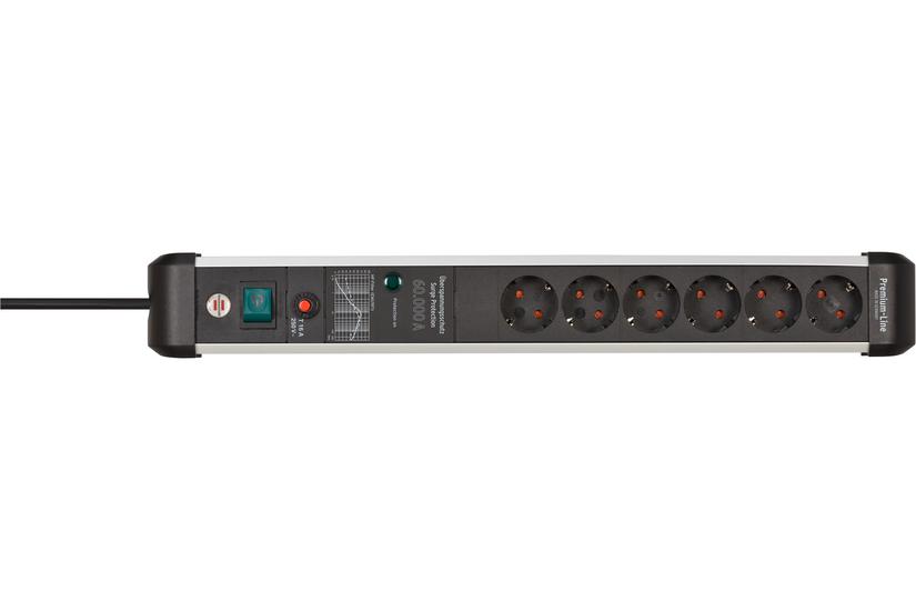 Brennenstuhl 1391010600 Steckdosenleiste Aluminium (eloxiert)