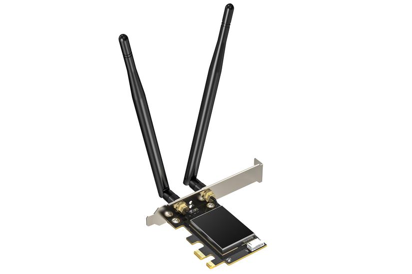 FG Trådløs WiFi 6E + BT 5.3 PCIe - Netværksadapter AX5400 (Bulk) IT og elektronik > Netværk > Netværkskort > Trådløse Netværkskort
