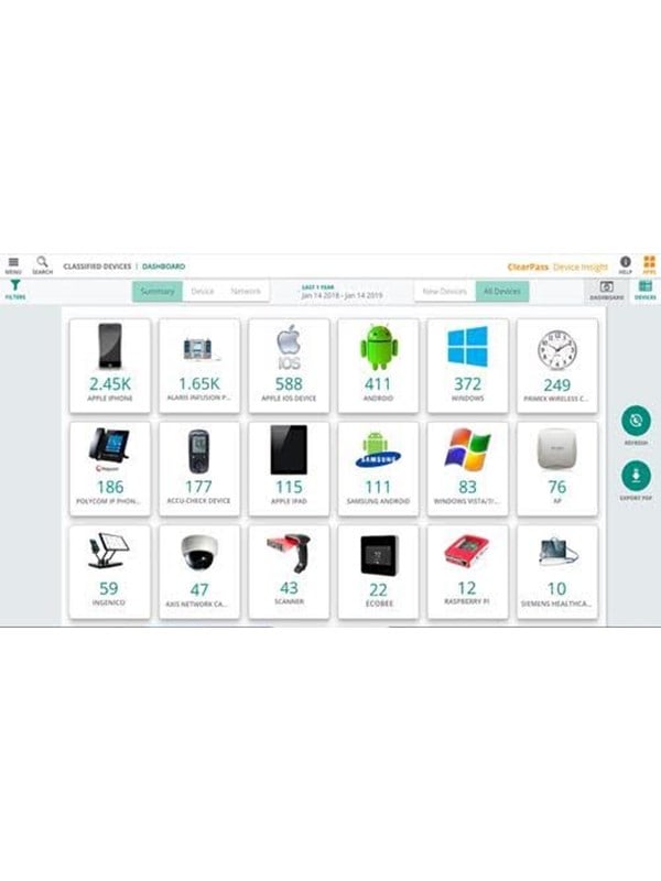 HP E Aruba ClearPass Device Insight New Licensing - Elektronisk Kontorsoftware
