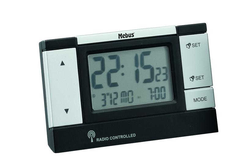 Mebus 51059 vækkeur Digital alarmur Sort