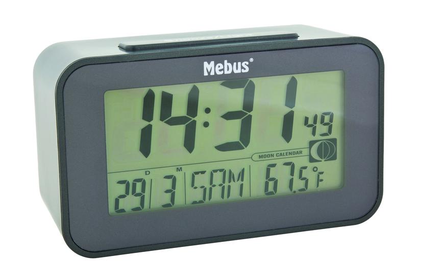 Mebus 51460 vækkeur Digital alarmur Anthracit Hus og have > Hjemmet > Boligindretning > Ure > Vækkeur