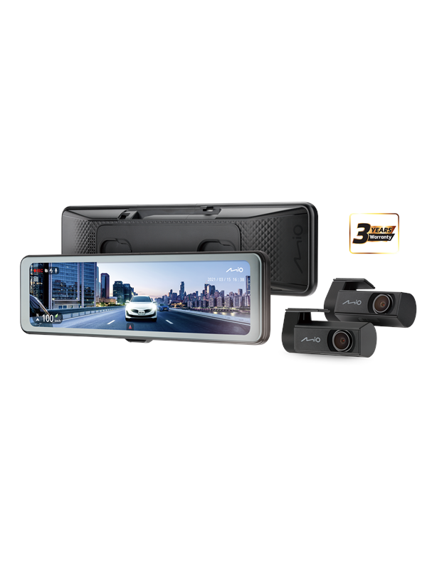 Mio MiVue R860WD | 2.5K 1440P | STARVIS 2 | HDR | WiFi | GPS | OTA | Parking mode | Speedcam Dashcam