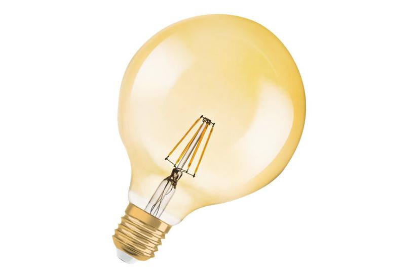 OSRAM Vintage 1906 LED - LED-filament-lyspære - form: G125 - klar finish - E27 - 2.8 W - varmt hvidt lys - 2400 K Hus og have > El og belysning > Lyspærer > LED pære