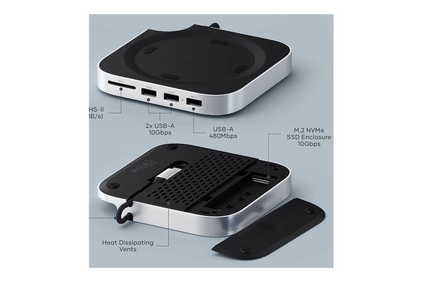 Satechi ST-GNMMES - hub - 3 porte IT og elektronik > Hardware > Kabler > USB Hubs