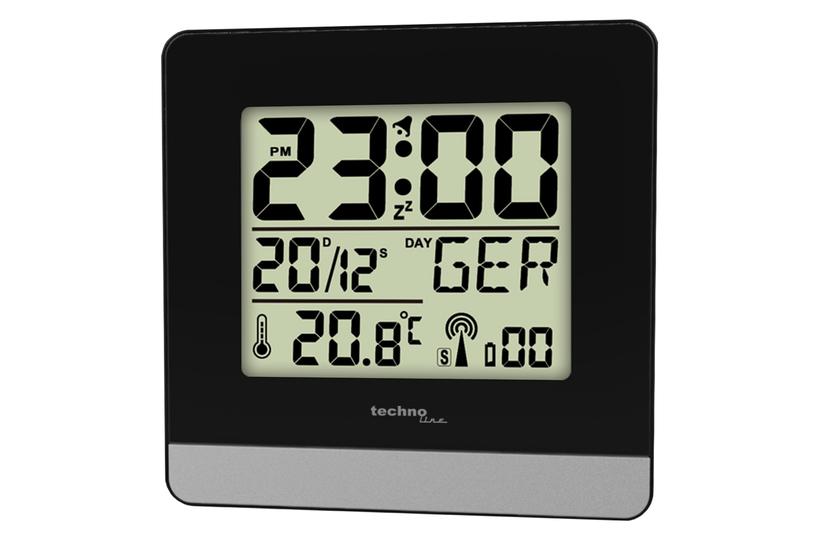 Technoline WT260 Digital alarmur Sort
