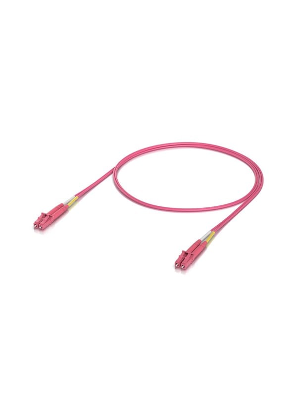 Ubiquiti UniFi OM4 Duplex LC UPC Fiber Patch Cable 1m (50-Pack) - Pink - 1 meter Netvaerkskabel