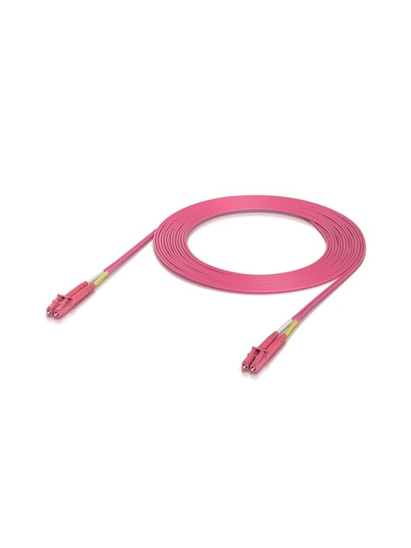 Ubiquiti UniFi OM4 Duplex LC UPC Fiber Patch Cable 3m (50-Pack) - Pink - 3 meter Netvaerkskabel