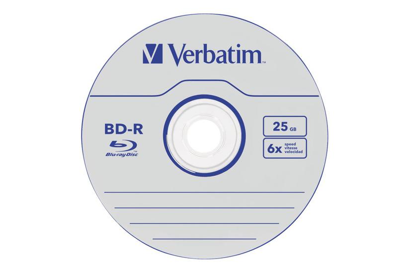 Verbatim DataLife - BD-R x 50 - 25 GB - lagringsmedie IT og elektronik > Hardware > Lagring og backup > Lagringsmedier > Blu-Ray Medier