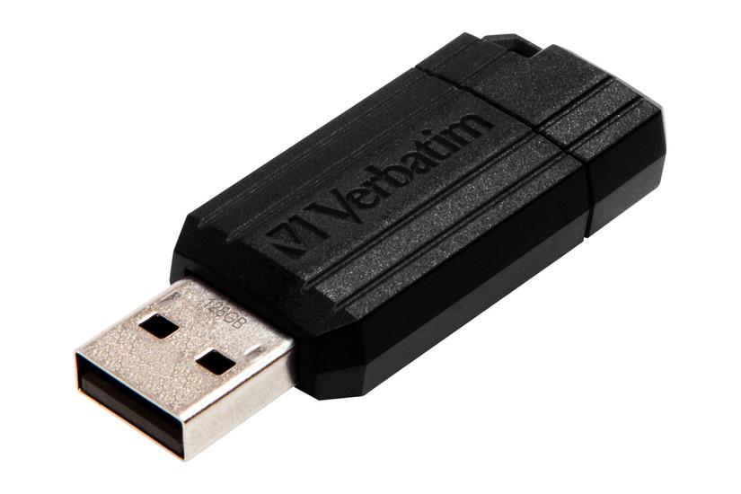 Verbatim PinStripe USB Drive - USB flashdrive - 128 GB IT og elektronik > Hardware > Lagring og backup > USB-stick