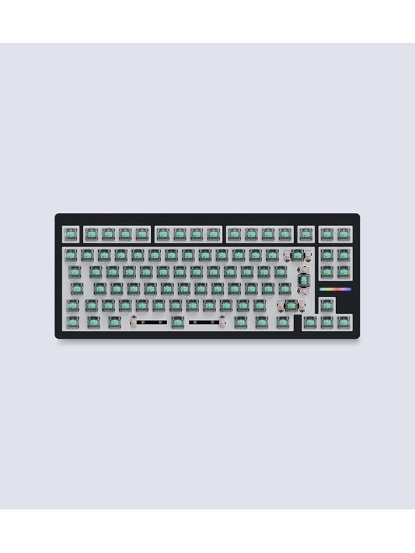 Wooting 80HE - ISO - No Keycaps - Linear60 - Gaming Tastatur - Uden Numpad - Universal - Sort Tastatur