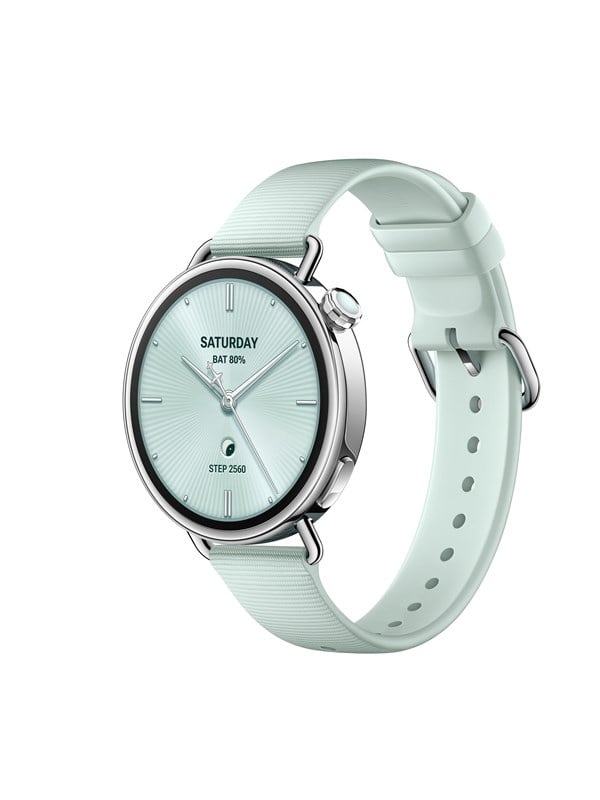 Xiaomi Watch S4 41mm - Fluororubber Strap - Mint Green Smartwatch Sportsur Aktivitetstracker