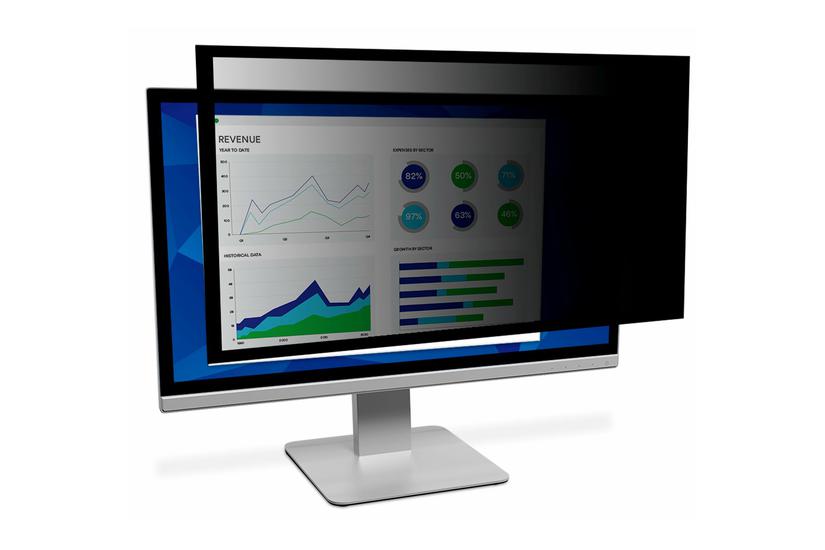 3M indrammet databeskyttelsesfilter privacy-filter for skærm - 22" PC