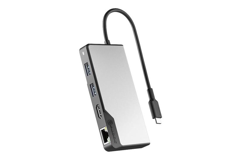 ALOGIC USB-C Fusion ALPHA 5-in-1 Hub V2 - dockingstation - USB-C - HDMI - 1GbE PC