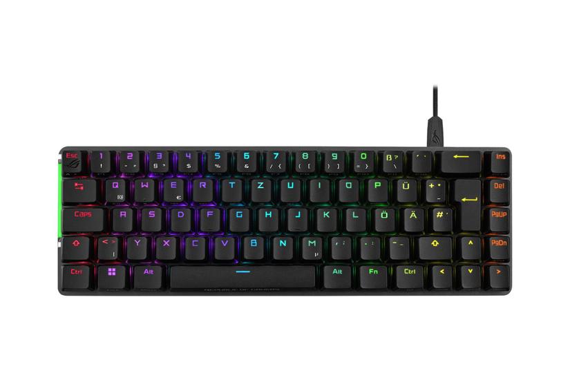 ASUS ROG Falchion Ace - tastatur - 65% compact - med berøringspanel - QWERTZ - tysk - sort Indgangsudstyr IT og elektronik > Hardware > Tastatur og mus > Tastaturer