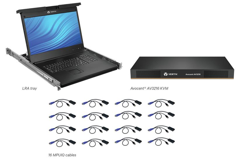 Avocent Local Rack Access - KVM-konsol - 19" IT og elektronik > Hardware > KVM > KVM Konsoller