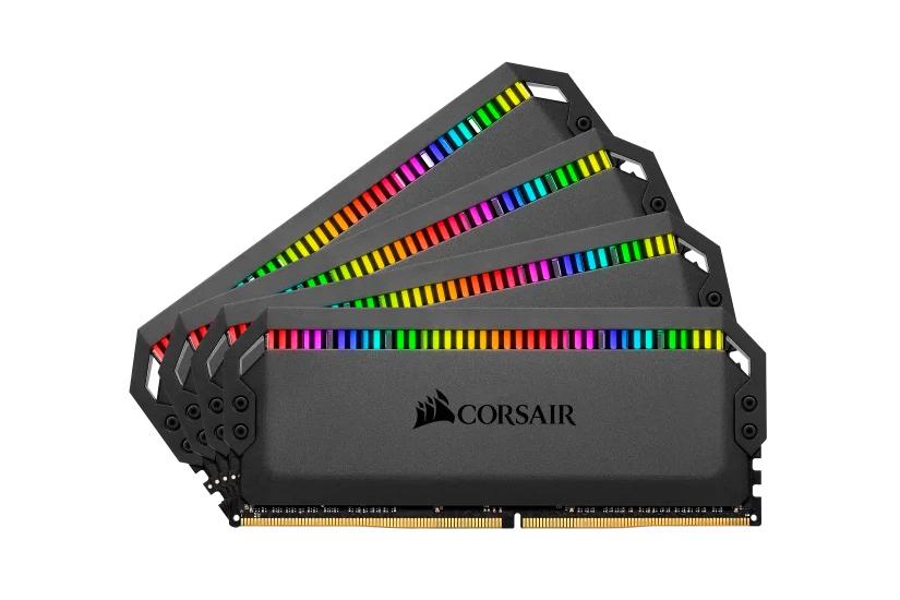 CORSAIR Dominator Platinum RGB Ram 32GB: 4x8GB DDR4 Ram 3200MHz DIMM 288-PIN - CL16 IT og elektronik > Hardware > RAM / Hukommelse
