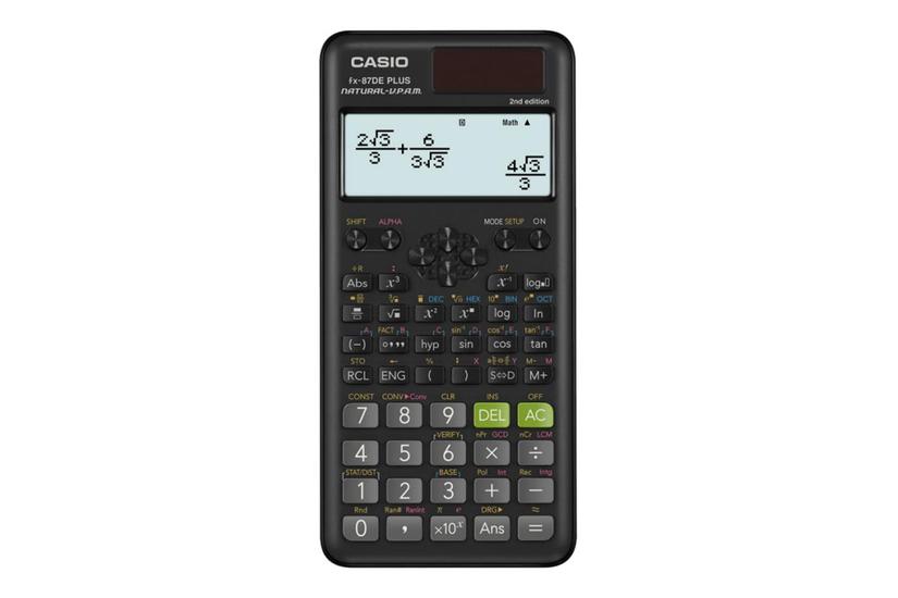 Casio FX-87DE PLUS 2nd edition - videnskabelig regnemaskine Kontor > Kontormaskiner > Regnemaskiner