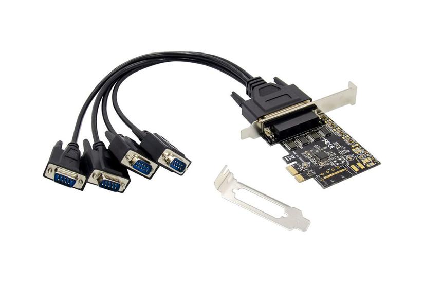 Conceptronic - seriel adapter - PCIe 2.0 - RS-232 x 4 IT og elektronik > Hardware > Controllerkort m.m.