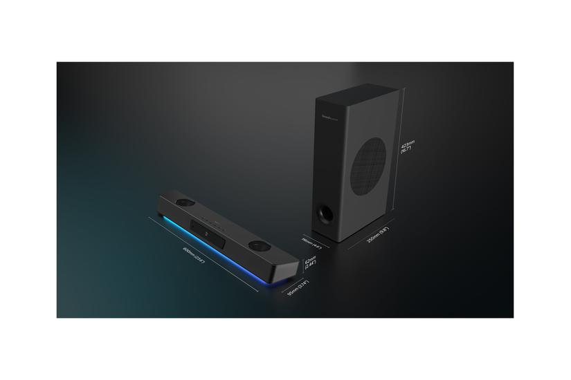 Creative Sound Blaster Katana V2X - lydbarsystem - til PC - trådløs IT og elektronik > TV/Hi-Fi > Højttaler > Soundbar