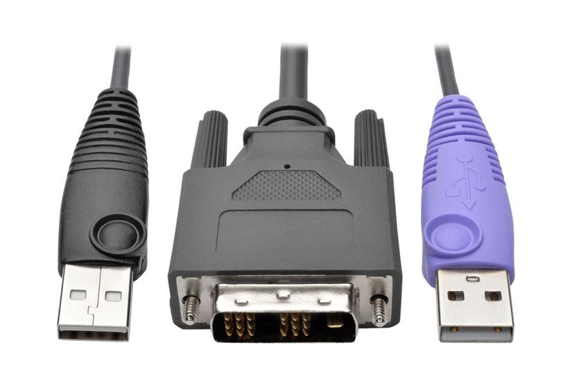 Eaton Tripp Lite Series DVI USB Server Interface w/ Virtual Media & CAC for B064 KVMs TAA - KVM / USB forlænger - TAA-kompatibel IT og elektronik > Hardware > KVM > KVM Kabler