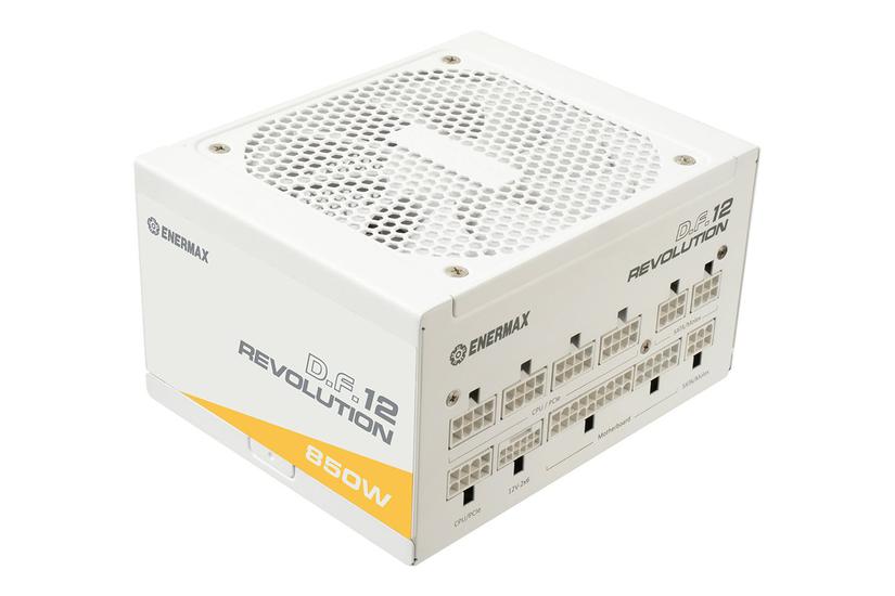 Enermax Revolution D.F. 12 ETV850G-W strømforsyning - 850W 80 PLUS Gold - ATX12V 3.1 - Hvid IT og elektronik > Hardware > Strømforsyninger