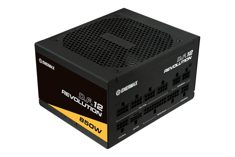 Enermax Revolution D.F. 12 ETV850G strømforsyning - 850W 80 PLUS Gold - ATX12V 3.1 IT og elektronik > Hardware > Strømforsyninger
