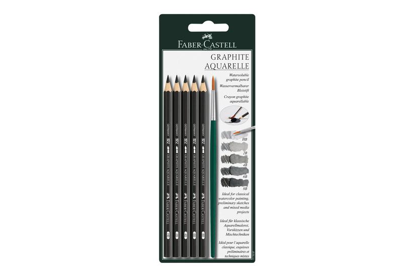 Faber-Castell GRAPHITE AQUARELLE - blyant - 2B