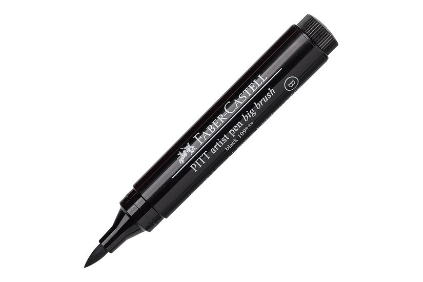 Faber-Castell PITT Artist Pen Big Brush - børstepen - sort Kontor > Skriveredskaber