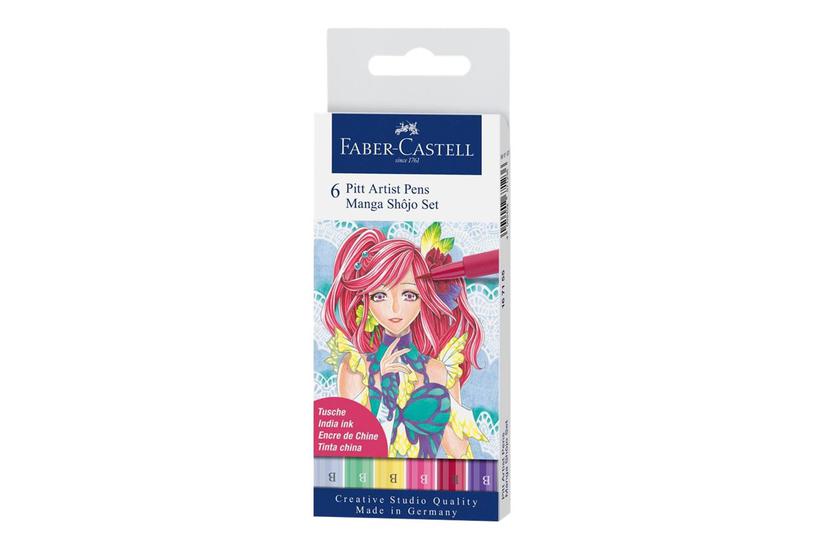 Faber-Castell PITT Artist Pen Manga Shôjo - børstepen - lysegul glans
