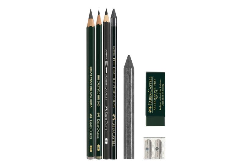 Faber-Castell Pitt Graphite set - farveblyant og blyant-sæt - 2B
