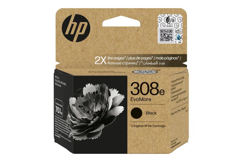 HP 308e EvoMore - sort - original - blækpatron IT og elektronik > Scan/Print > Blæk og toner > Blækpatroner (inkjet)