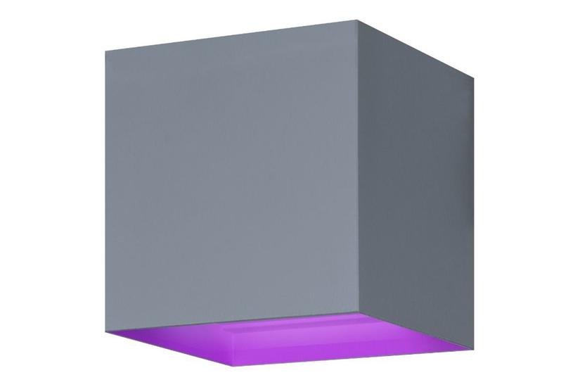 Hombli Smart Wall Light - væglampe - LED - 6 W - varmt til køligt hvidt lys - 2700-6500 K - terning - grå Hus og have > El og belysning > Udendørsbelysning > Udendørslamper