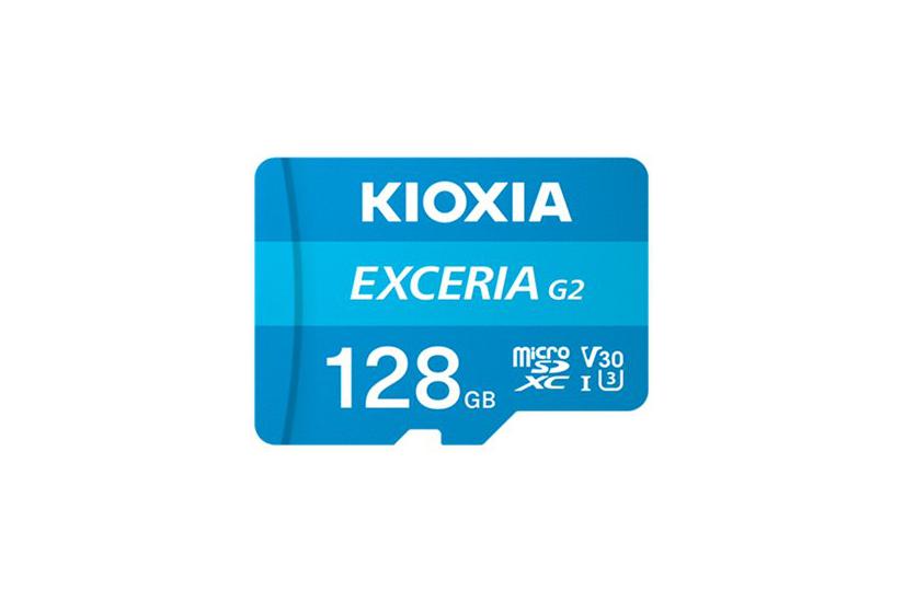 KIOXIA MicroSD Exceria G2 - 128GB IT og elektronik > Hardware > Lagring og backup > Flash Hukommelse > Flash Kort