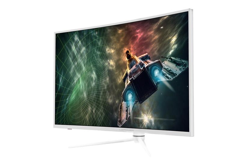 LC Power skærm - LED baglys - 38.5" - AMD FreeSync - VA - 1ms